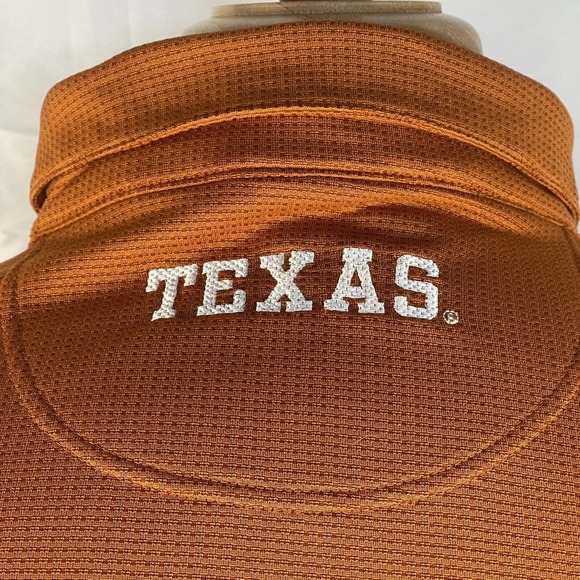 Nike XXL Authentic Texas Longhorns Team Coaches Polo Shirt Hook Em Dri Fit -Mens - Picture 8 of 14
